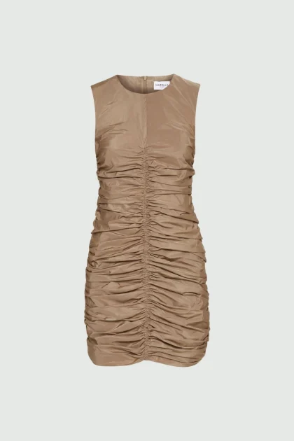 Abito aderente in taffetà