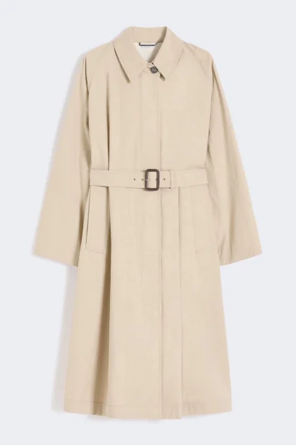 Trench in cotone antigoccia - BEIGE