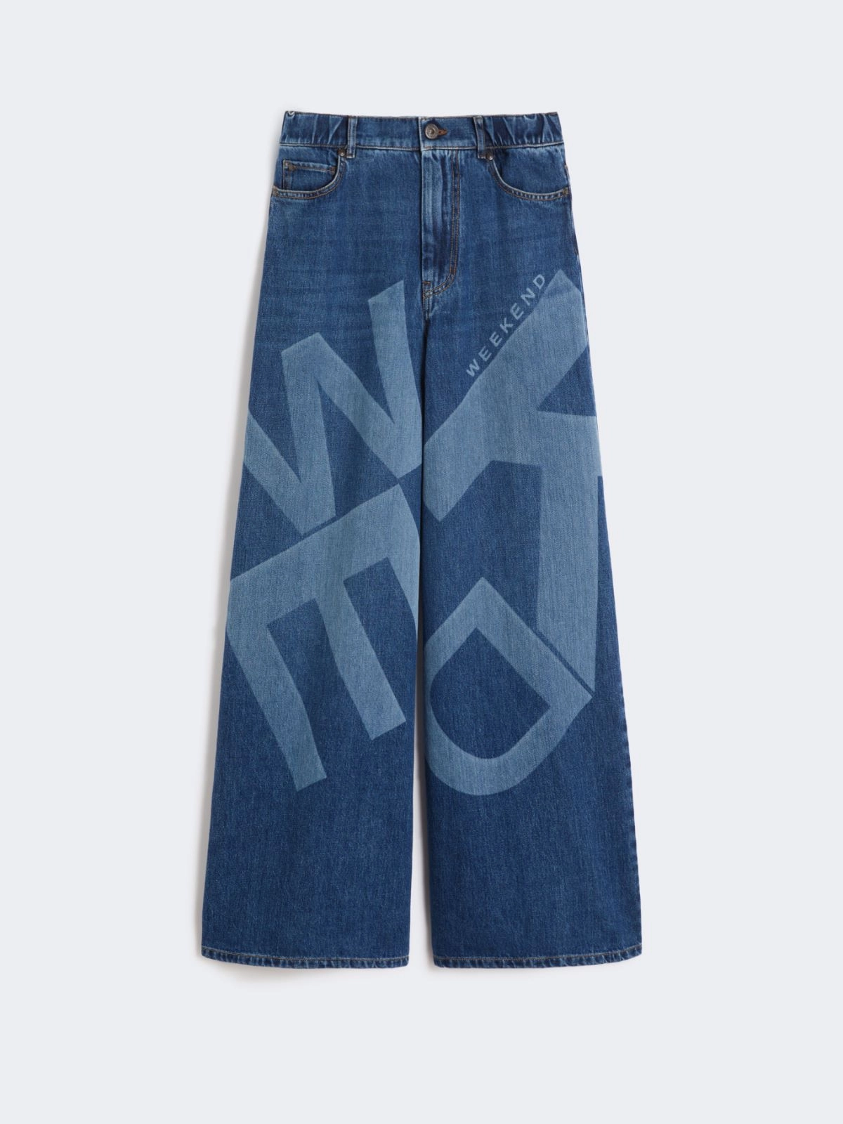 Jeans in denim autentico di cotone