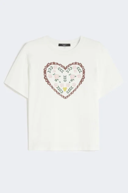 T-shirt in cotone con stampa grafica