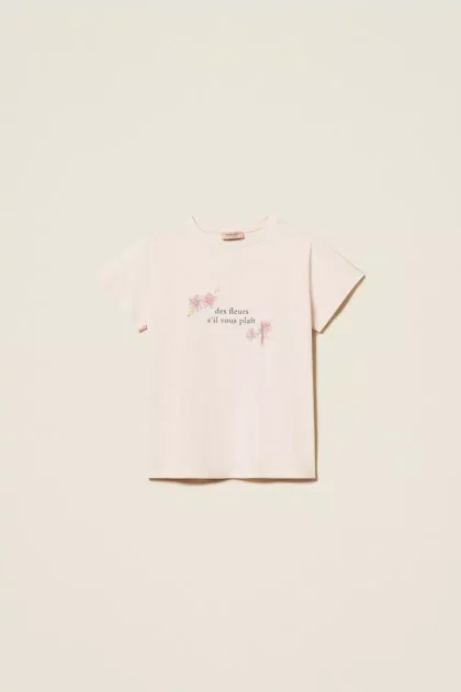 T-shirt regular con stampa