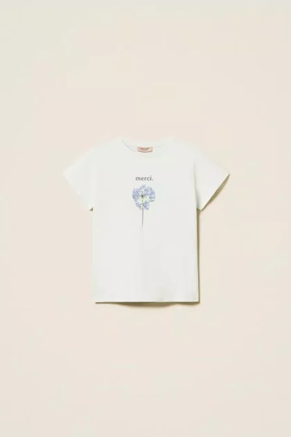 T-shirt regular con stampa