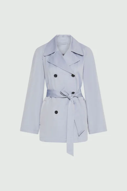 Trench in cotone tecnico