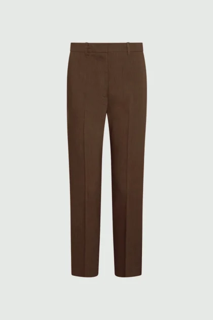 Pantalone in viscosa e lino strech