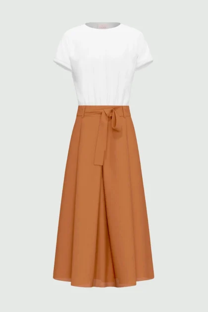 Abito doppio materiale