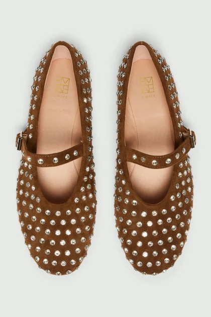 Ballerina Mary Jane con cristalli